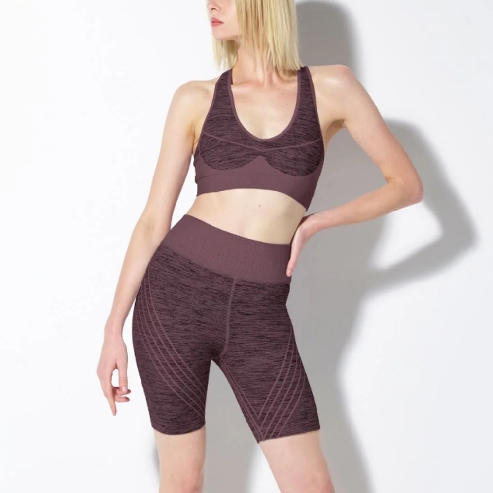 Avocado Workout Set Sports Bra & Shorts